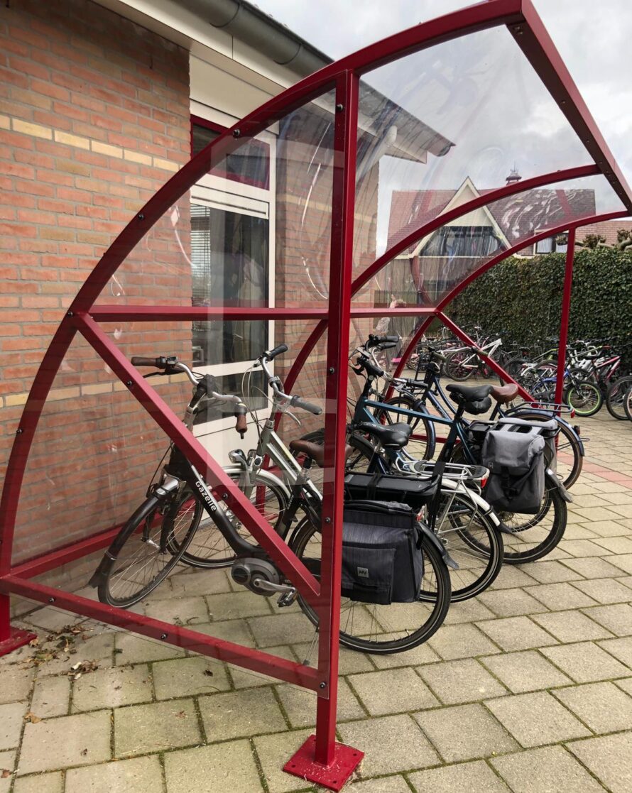 polycarbonaat fiets overkapping