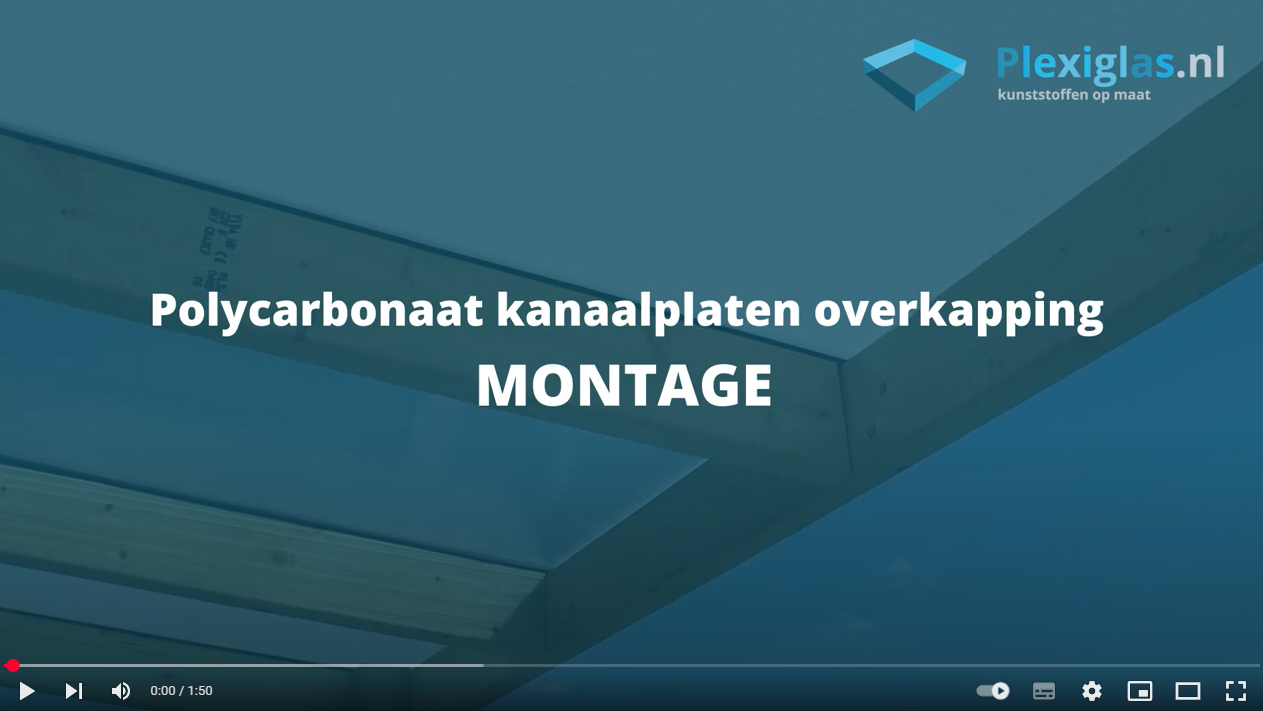 montagevideo kanaalplaten shot