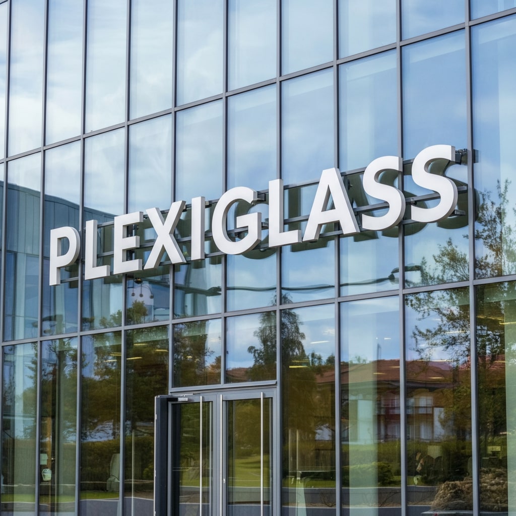 Gevelletters gevelreclame plexiglas wit